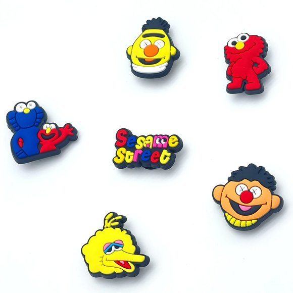 Other Sesame Street Elmo 5 Psc Crocs Charms Shoe Jibbitz Poshmark